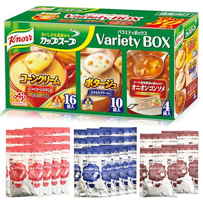 クノール カップスープ バラエティボックス 3種 30袋...のサムネイル