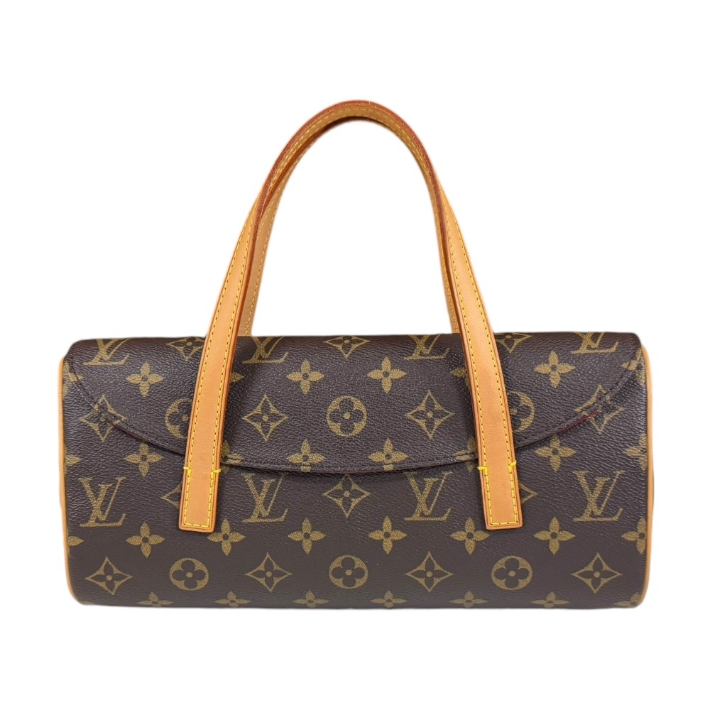 ルイヴィトン ソナチネ モノグラム ハンドバッグ モノグラムキャンバス M51902 ブラウン LOUIS VUITTON 中古