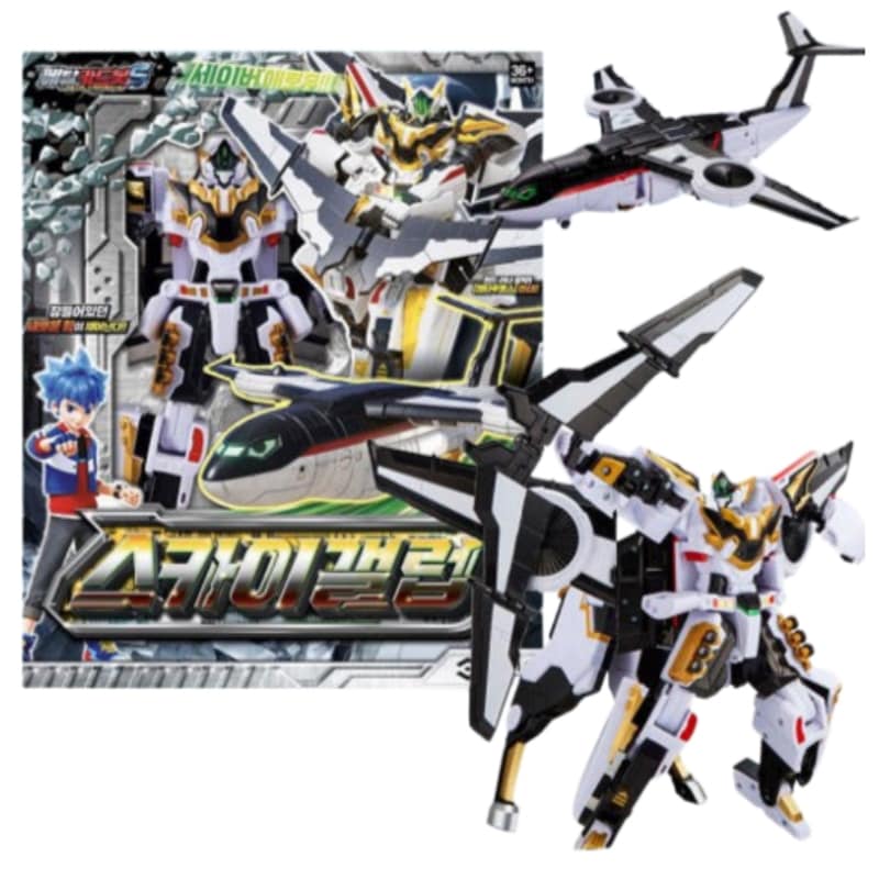 【正規品】スカイギャロップ ロボット変形おもちゃ/メタルカードボットS シーズン2/韓国アニメ/飛行機に変形/ギフトにおすすめ