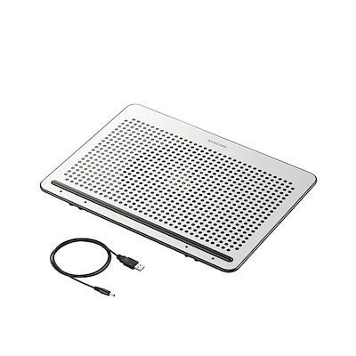 他サイト： ノートPC用クーラー 角度調節・強冷タイプ/15.417インチ対応 SX-CL22LSV シルバーの商品画像