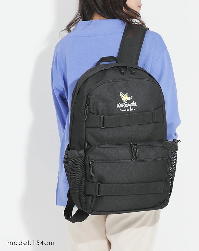 リュック リュックサック マーク・ゴンザレス ベルトリュック かっこいい レディース メンズ 男 女 黒 黒リュック ベルト ポケット 多収納 収納 ベルト スケーター スケーターブランド 学校 学生