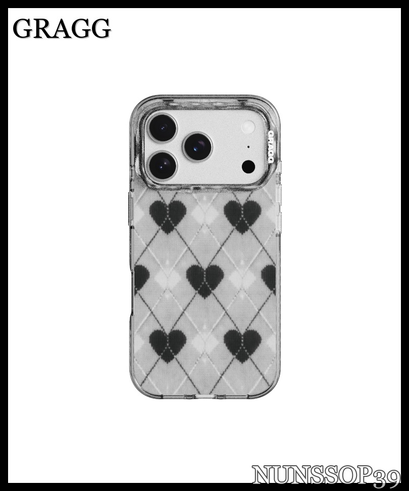 GRAGG MAGSAFE LAYERS FRAME CASE CLEAR BLACK - TEXTURED HEA