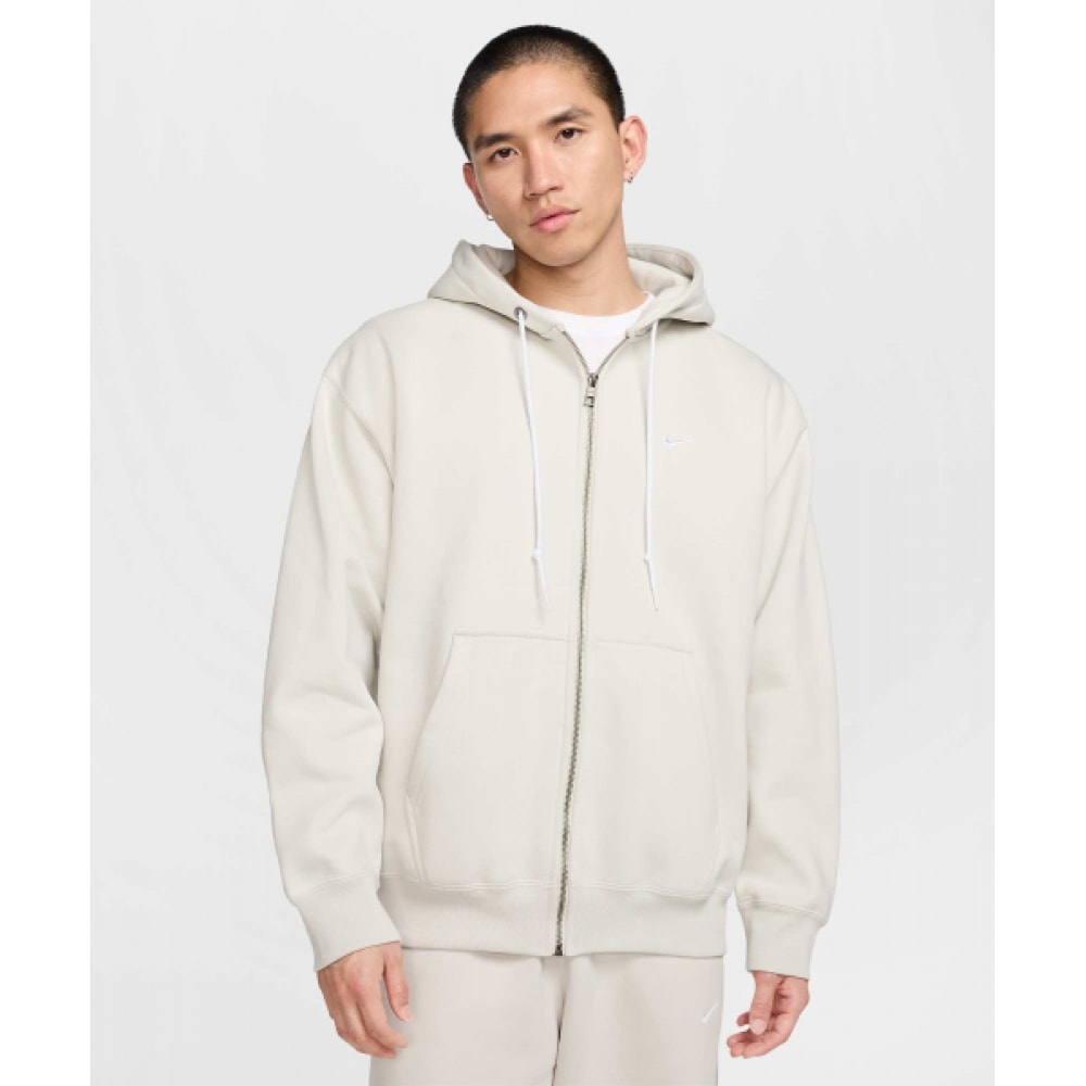 ナイキソロスウッシュフルジップパーカー M-ライトボーン:ホワイト/ DR0404-072