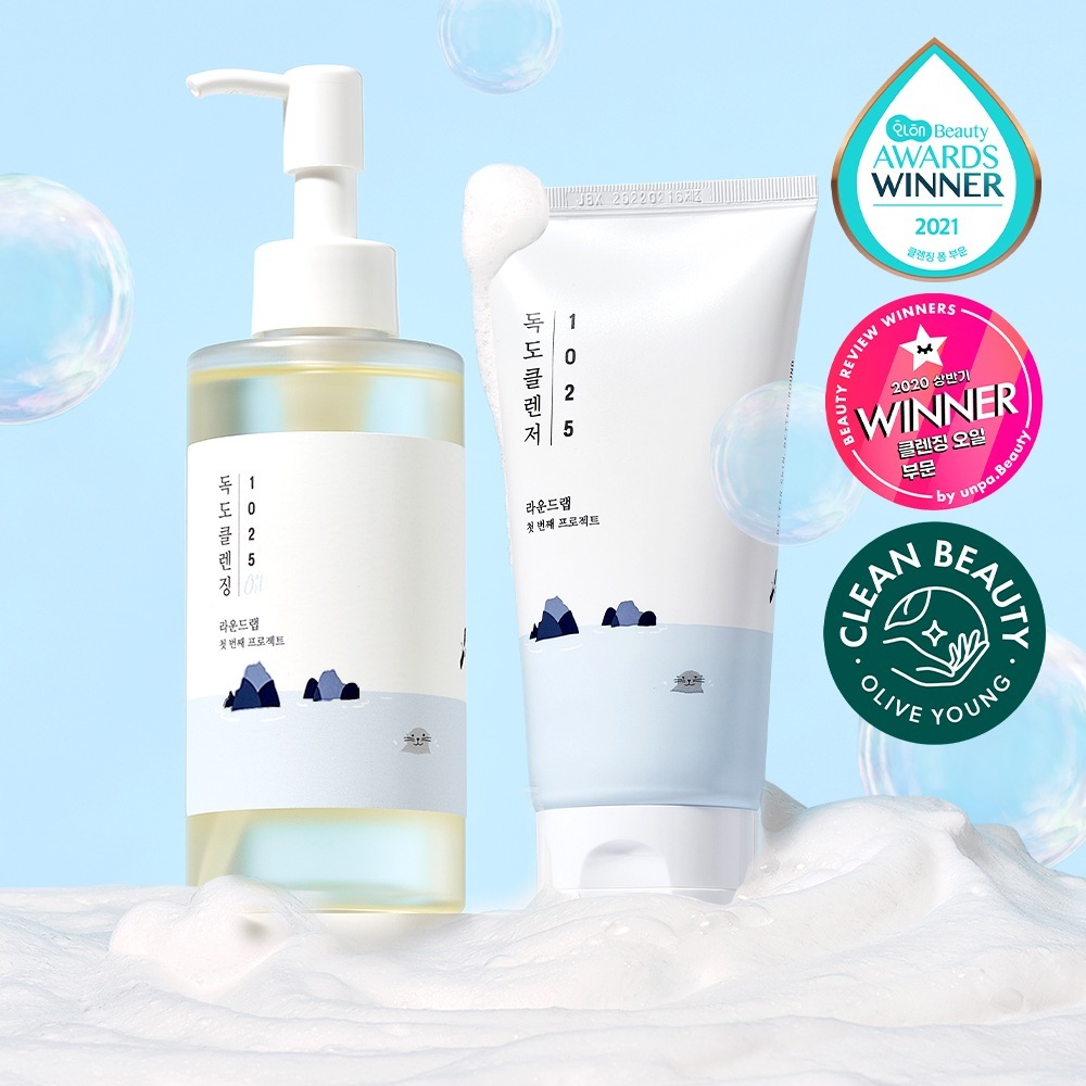 ラウンドラブ 独島 クレンジングオイル200ml＋クレンザー150ml セット