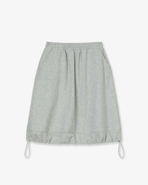 【AEAE】 BALLOON FLEECE SKIRT [LIGHT GREY] 正規品