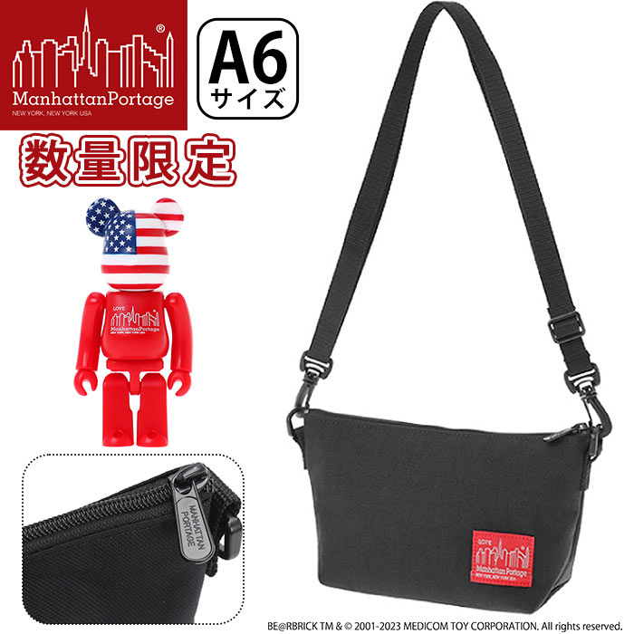 ショルダーバッグ 限定モデル BE＠RBRICK ベアブリック ショルダー メンズ レディース 軽量 ミニバッグ 散歩 Zuccotti Clutch w MP6020BE@RBRICK23