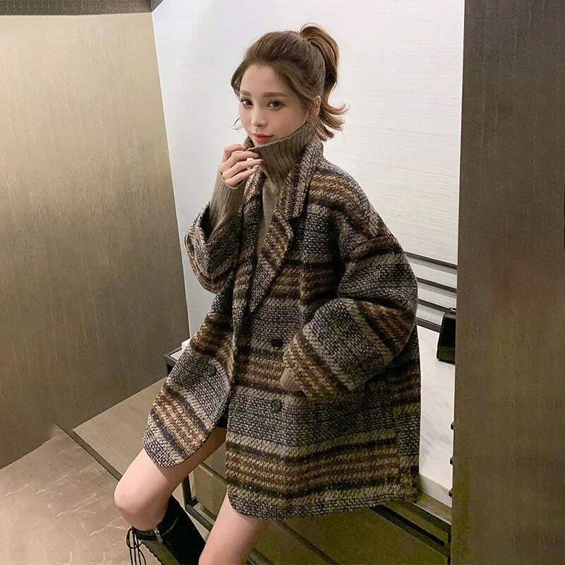 美品　ALORNA ヴィンテージ　チェスターコート USA製 ALORNA ウール チェスターコート ブラック ビンテージ
