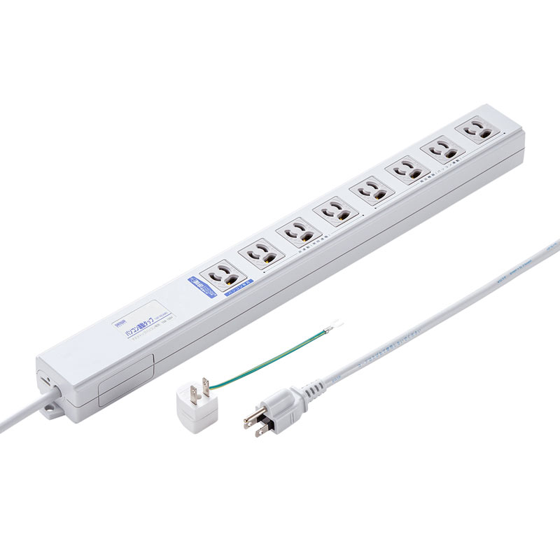 パソコン連動タップ 3P 8個口 2m TAP-RE4MN