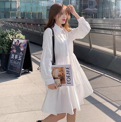 ワンピース シャツワンピース ワンピドレス ひざ丈 長袖 ポロカラー かわいい 大人可愛い きれいめ カジュアル 大人 上品 おしゃれ お洒落 かっこいい 大人女子 ラブリー キュート ガーリー 5,528円