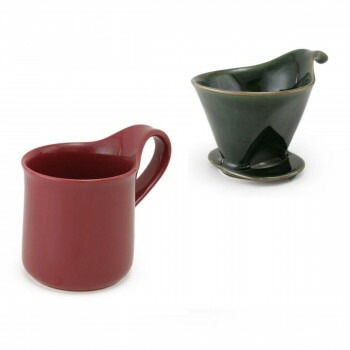 ZERO JAPAN（ゼロジャパン） ドリッパー＆カフェマグセット ドリッパートレイ付 DMZ-16 AGN/BUG