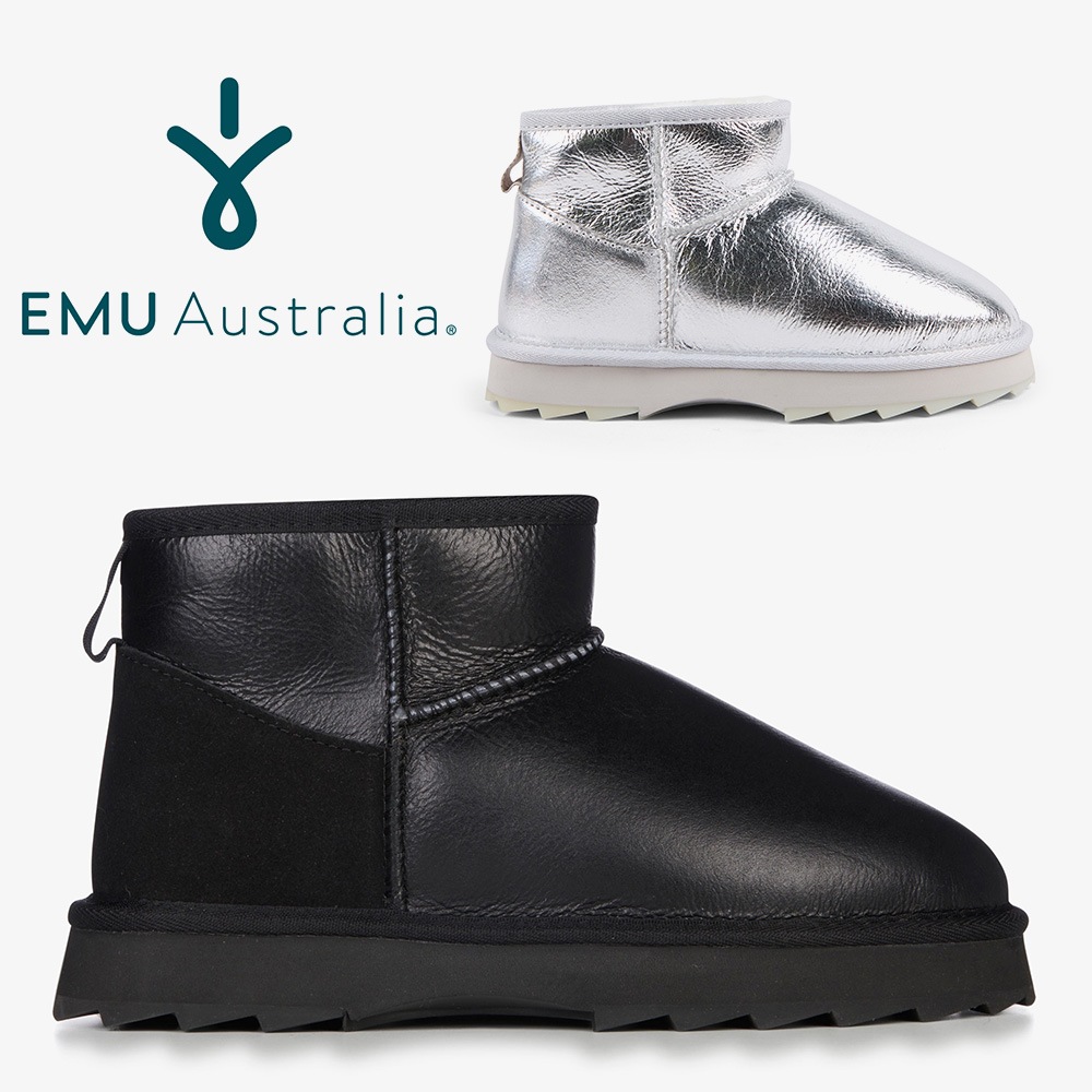 EMU Australia ムートンブーツ レディース W13154 エミュ オーストラリア 2025秋冬 SHARKY MICRO TOWN シープスキン