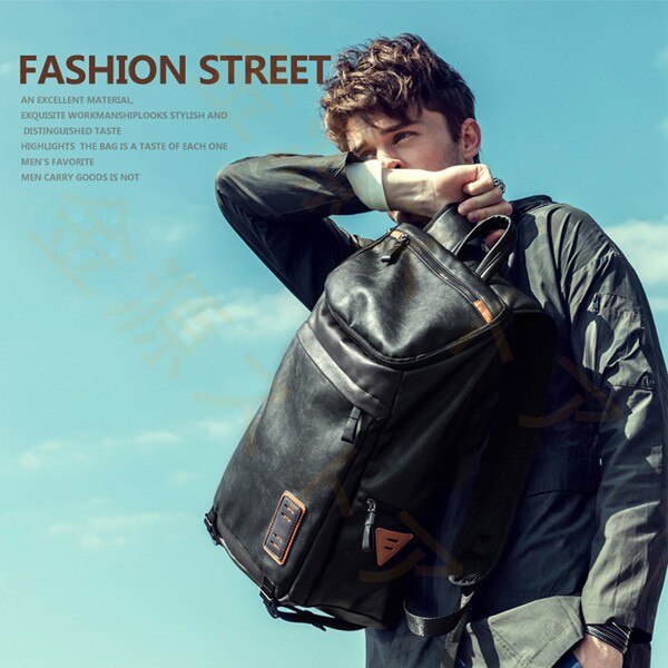 リュックサック ビジネス PC高校生 男女兼用 A4 レザー 紳士用 レトロ ビジネス