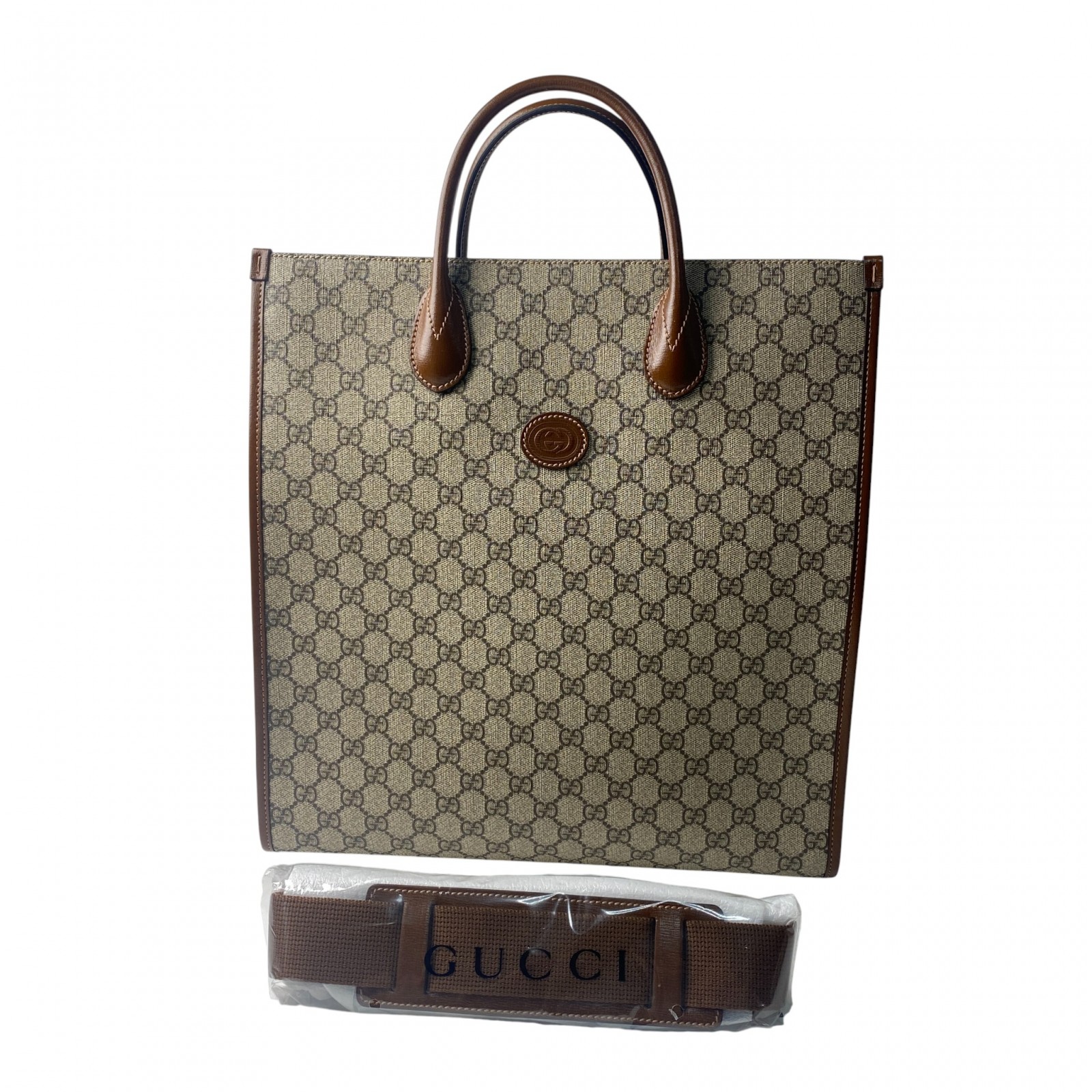 新品 グッチ GUCCI レディース ショルダーバッグ トートバッグ GGスプリーム 674155 斜めがけ クロスボディ