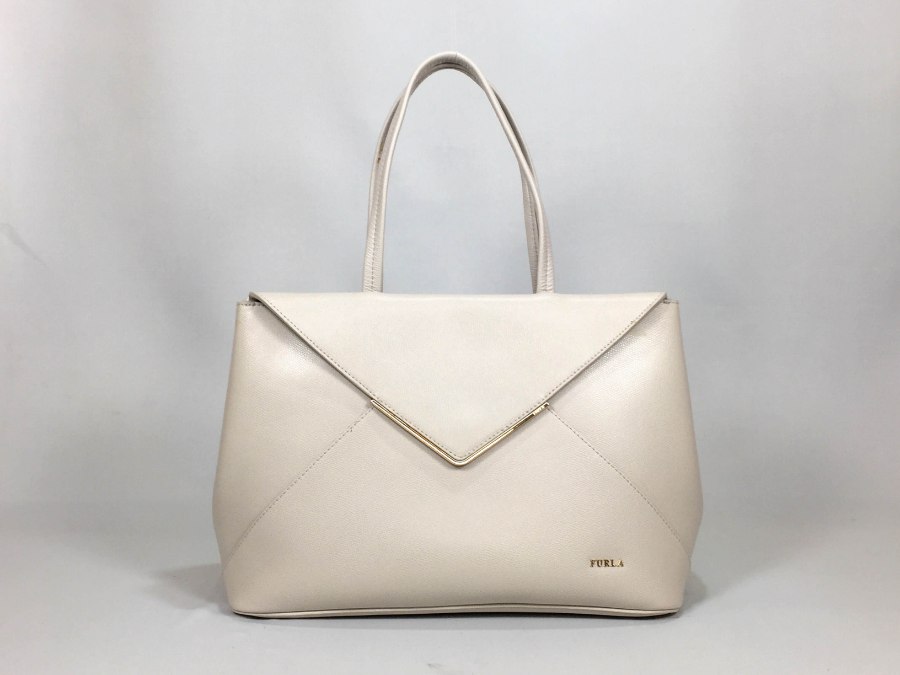 ハンドバッグ ケリス レザー ベージュ系 中古品