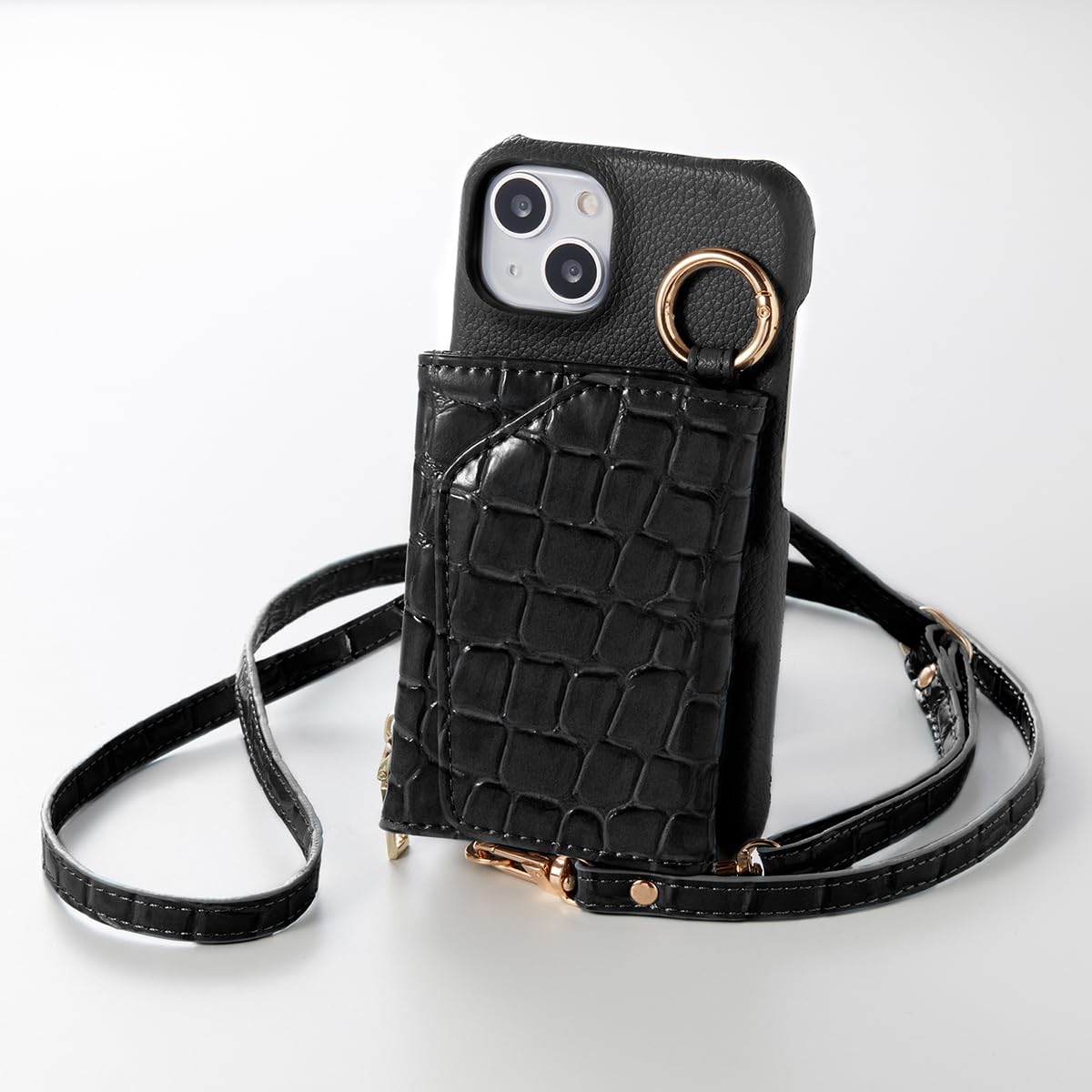 enHANCE スマホケース ショルダーストラップ付 iphone 17 ケース