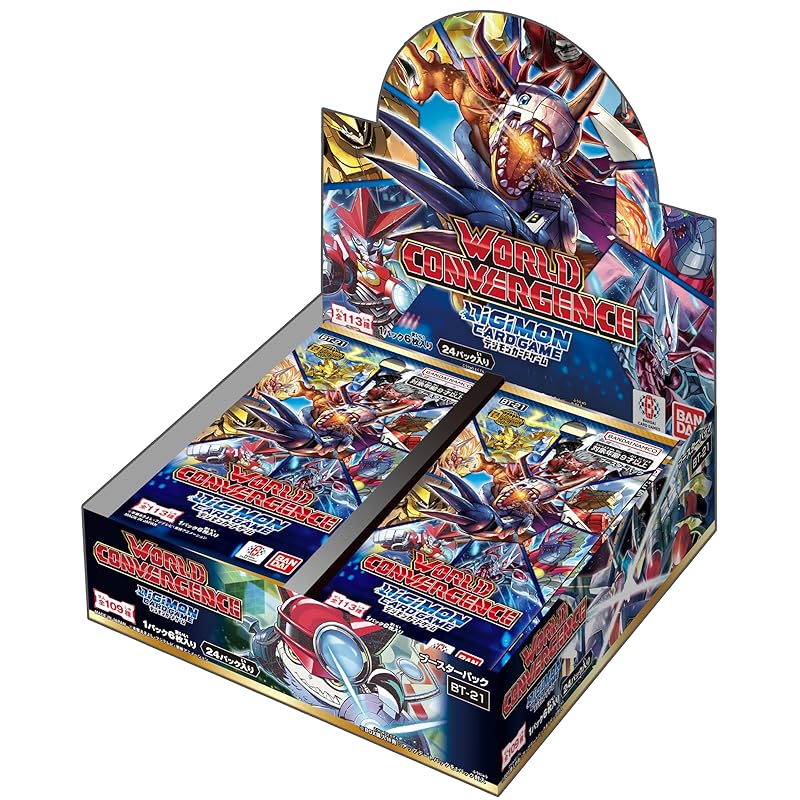 バンダイ(BANDAI) デジモンカードゲーム ブースターパック WORLD CONVERGENCE【BT-21】 (BOX)24パック入り