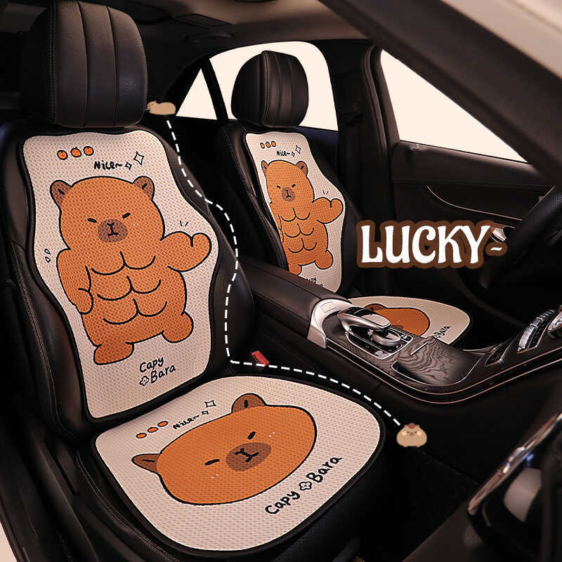 大型筋肉水モルモットぬいぐるみフィットネス猛男カピバラクッション通気式4 GMシート