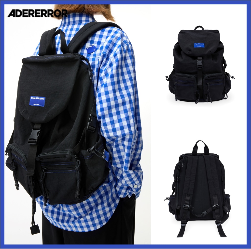 シグニフィカント タグ バックパック 01 ノワール リュック トートバッグ カバン 韓国ファッション デイリーカバン