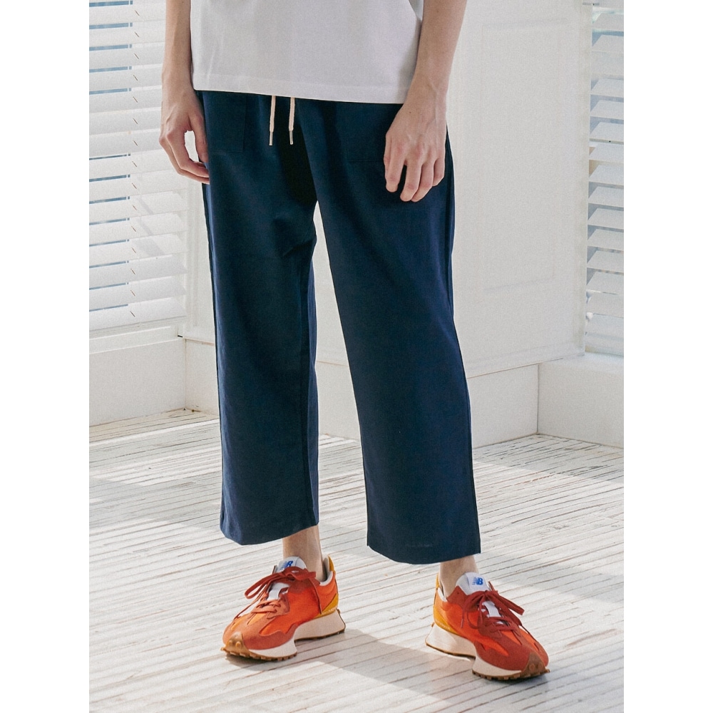 ペーパーボーイリネンエコクラシック 10パートパンツネイビー