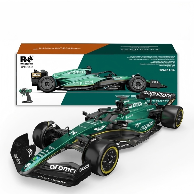 車 モデルカー ラジコンカー アストンマーティン AMR24 レーシングカーモデル 1:14 モデル F1フォーミュラ おもちゃの車 コレクション