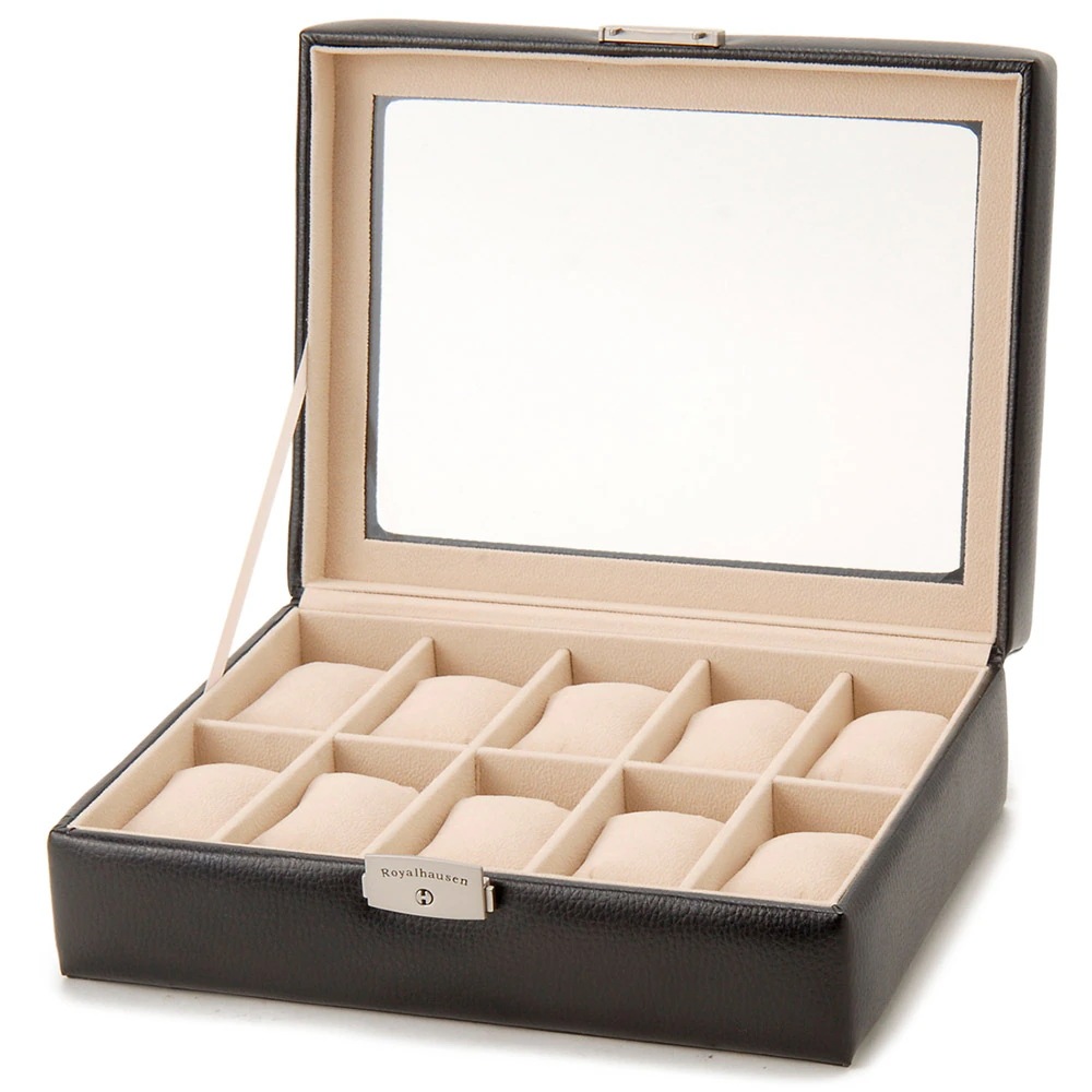 ロイヤルハウゼン ROYAL HAUSEN 腕時計 コレクション 収納ケース 10本収納 ロック付