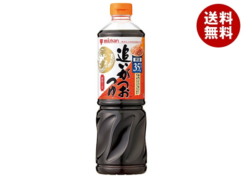 ミツカン 追いがつおつゆ2倍 1LPET×12本入×(2ケース)