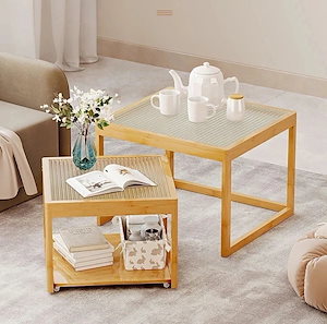 竹製です サイドテーブル テーブル センターテーブル ローテーブル リビングテーブル