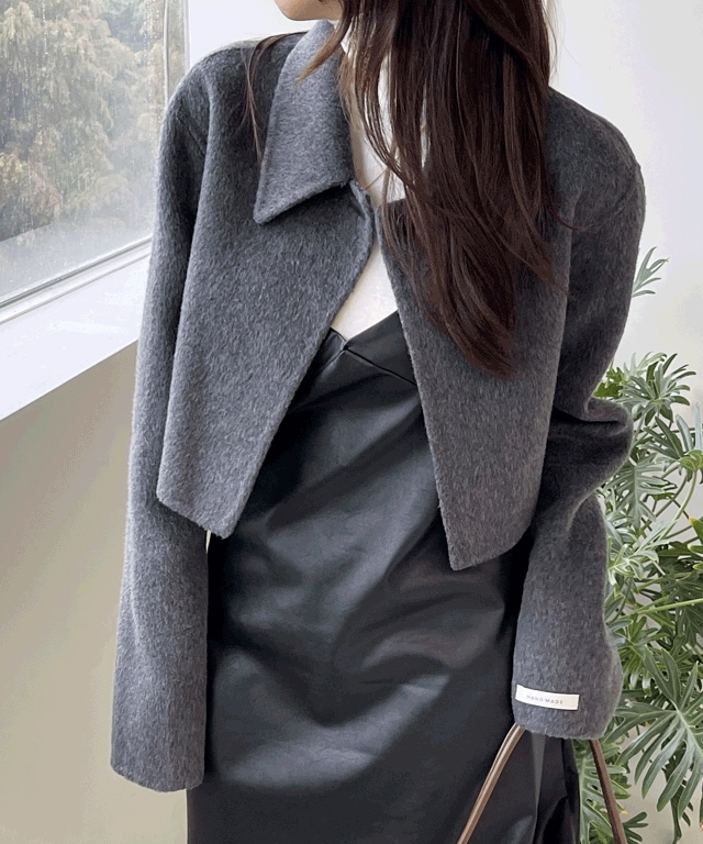 [HandMade] ケリン ワンボタン シングル ショート ジャケット