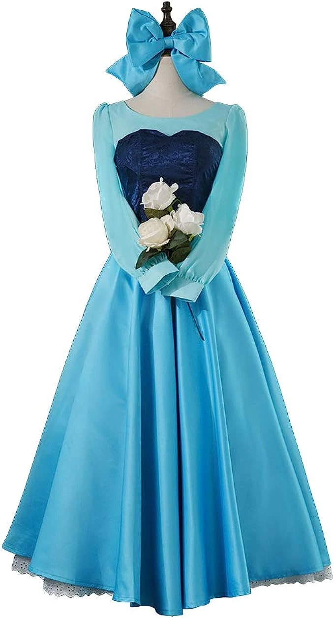 ワンピース アリエル 大人用 コスプレ衣装 コスプレ衣装 SML部分在庫あり 人魚姫 即納可能 コスチューム ドレス