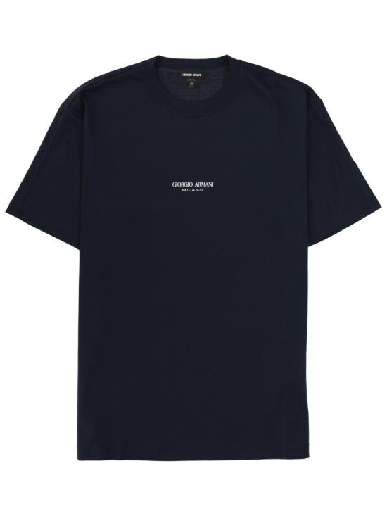 GIORGIO ARMANI Men T-Shirts GM001085 TE10629UB100 BLUE