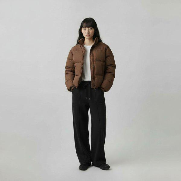 10540-138-833-45-090女性バレルフィットダブルフェイスパンツdj