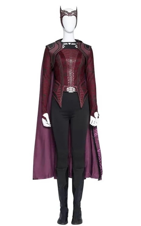ドクターストレンジマルチバースオブマッドネススカーレットウィッチ靴付メンズ レディースコスプレ服