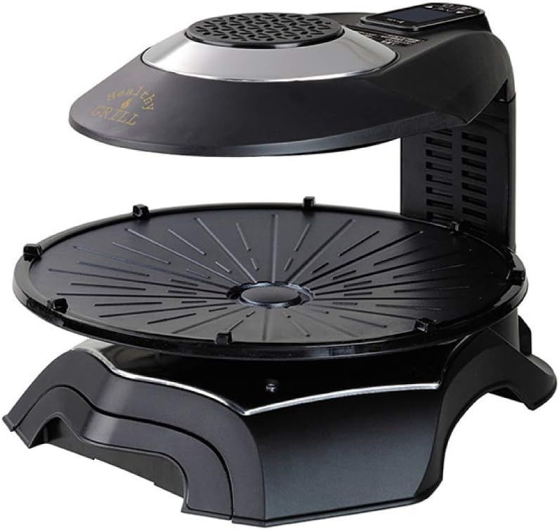 エムケー精工 無煙ロースター「ヘルシーグリル」 HG-100K ブラック