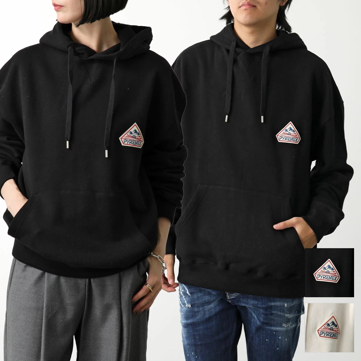PYRENEX ピレネックス パーカー JOURNEY BRUSHED ジャーニー ブラッシュド HUS018 メンズ レディース スウェット プルオーバー フーディ ロゴ カラー2色
