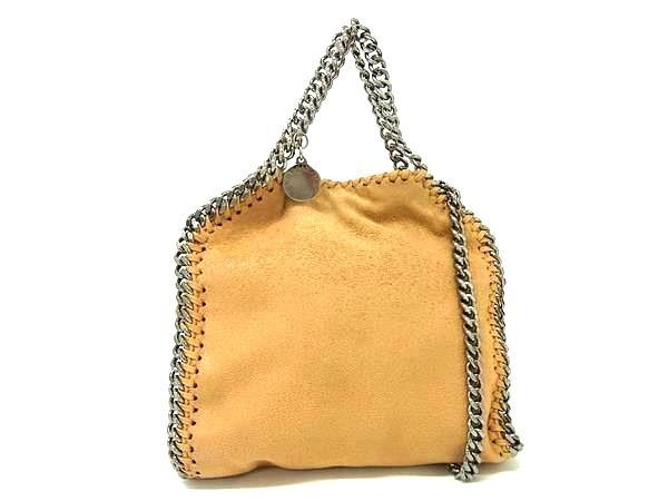 ステラマッカートニー ハンドバッグ ファラベラ タイニー トートバッグ エコレザー 391698 W9132 ブラウン系 ポシェット ショッピングバッグ 鞄 ブランド【本物保証】