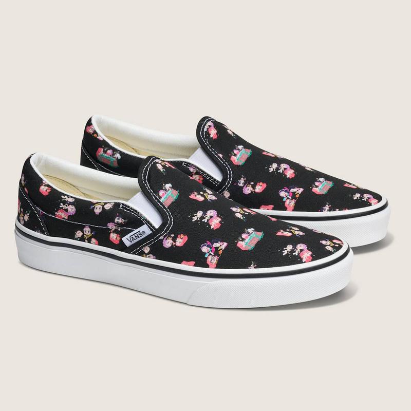 Vans x Kポップ デーモンハンターズ クラシック スリッポン ブラック / VN000ED2BOS