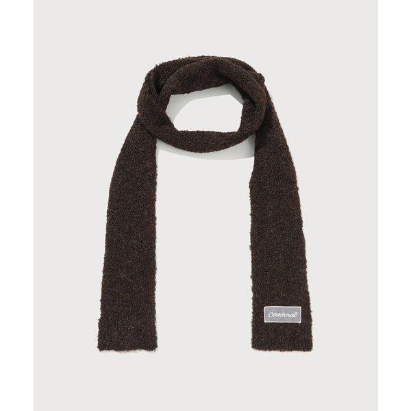 W クローバーハート スリム ブークル マフラー B1 CO2504TC81 BR