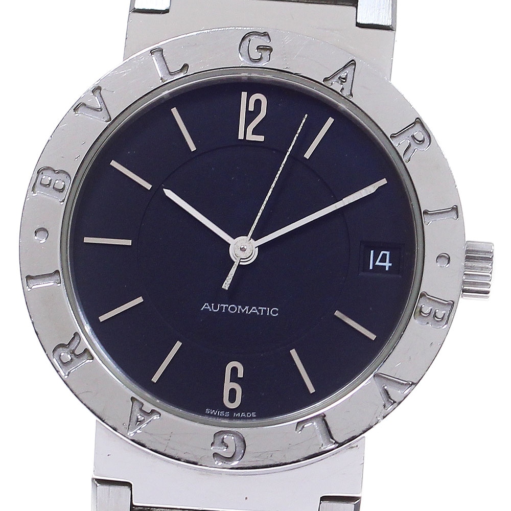 ブルガリ BVLGARI BB33SS AUTO ブルガリブルガリ デイト 自動巻き メンズ 内箱付き_835121【中古】