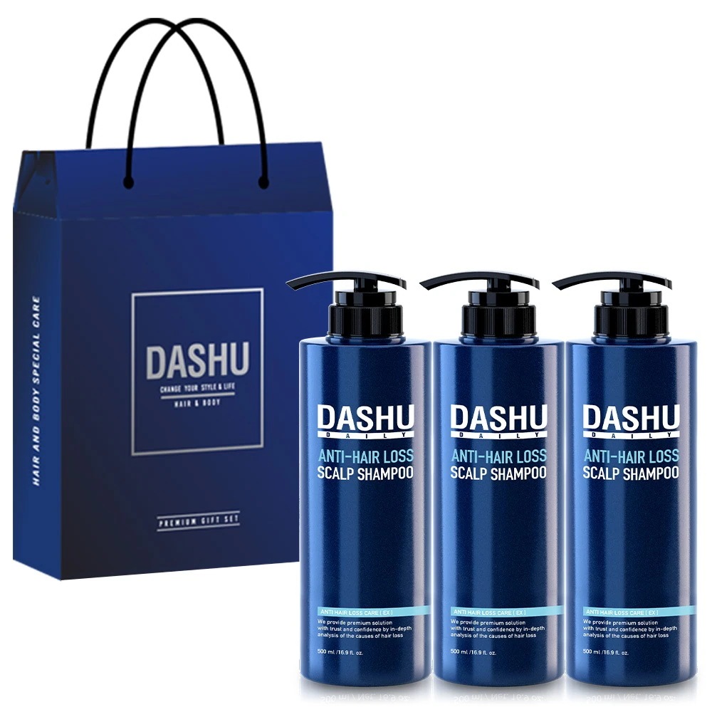 DASHU 脱毛症ケア 企画セット ダッシュ デイリー 韓方 頭皮 ゴールドシャンプー 500ml 3個