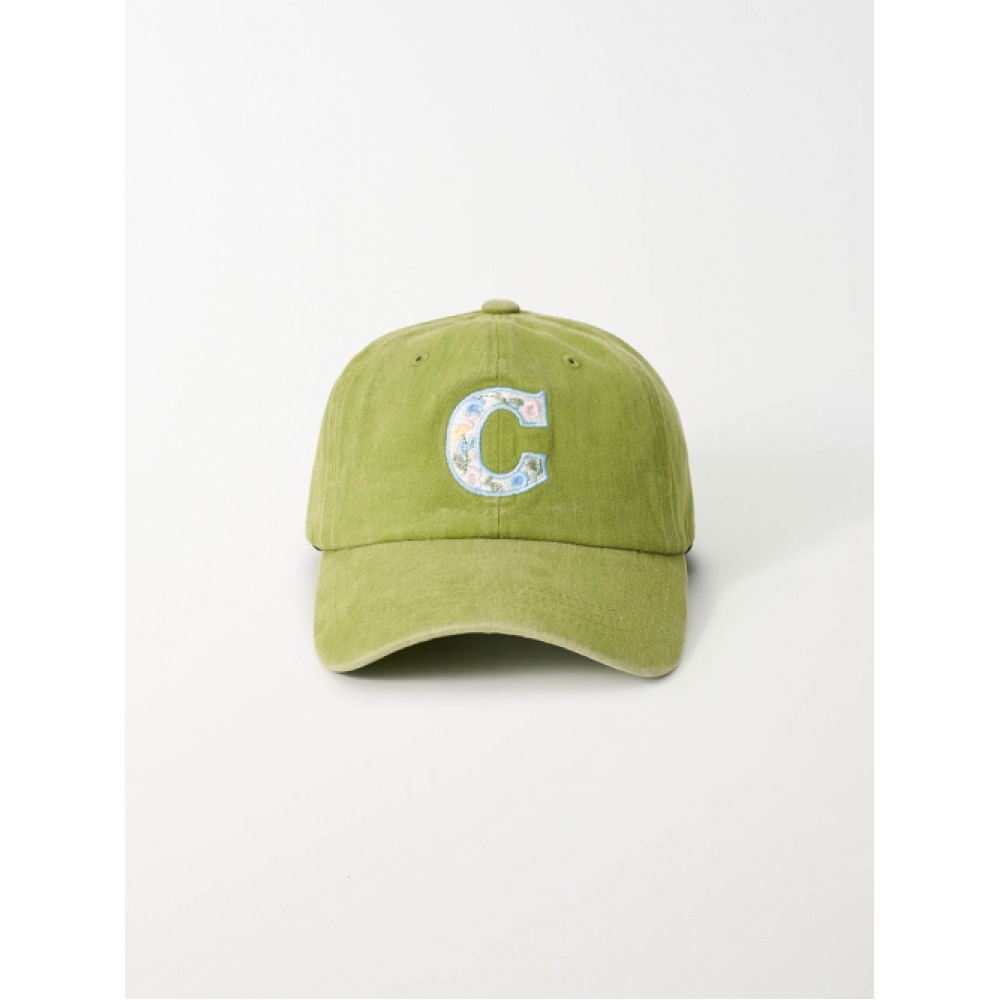 オールインテリストフラワー C ウォッシングボールキャップ (オリーブ)