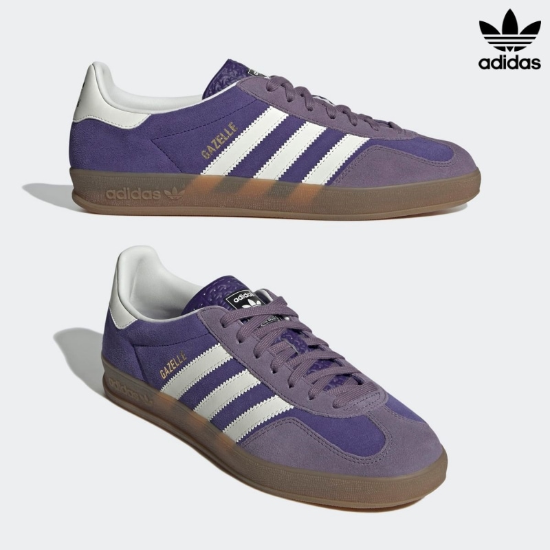 [ADIDAS] アディダス スニーカー ガゼルインドア / Gazelle Indoor COLLEGIATE PURPLE