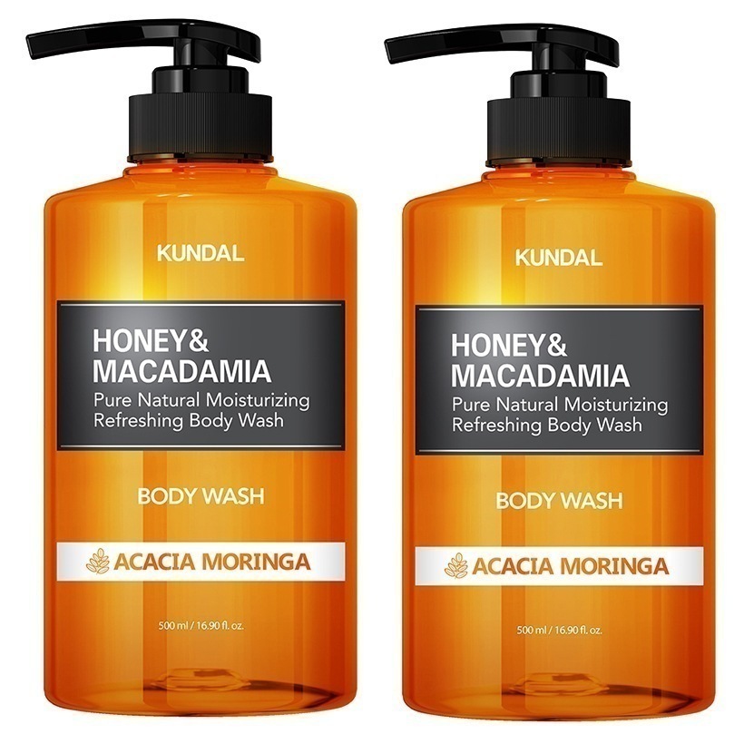 [1+1] ハニーアンドマカダミア ピュア ボディウォッシュ (アカシアモリンガ) 500ml 2個