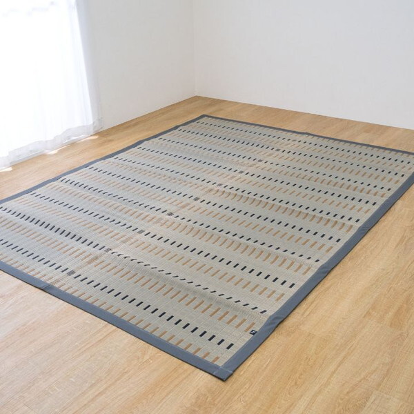 1080860133303 水夏 長方形 製品 GY 191×250 い草カーペット メーカー直送