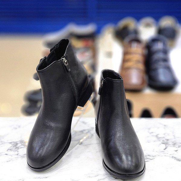 女性 シンプル スーツ カジュアル モダン ベーシック アンクルブーツ 3CM 3FM603