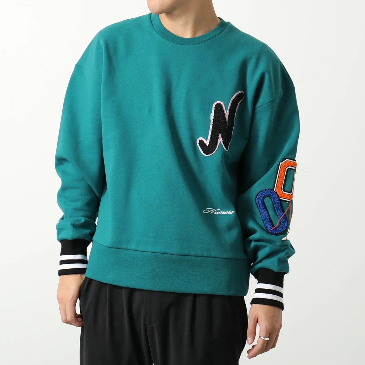 NUMERO 00 スウェットシャツ CREWNECK VARSITY 22129 NUMERO 00 ヌメロ スウェットシャツ CREWNECK VARSITY 22129