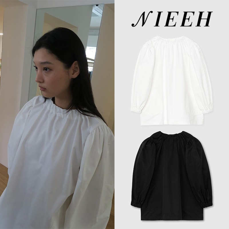 [正規品] 韓国人気ブランド NIEEH SHIRRING BLOUSE 2カラー/ 上着 / シャツ / ブラウス / 韓国人気商品