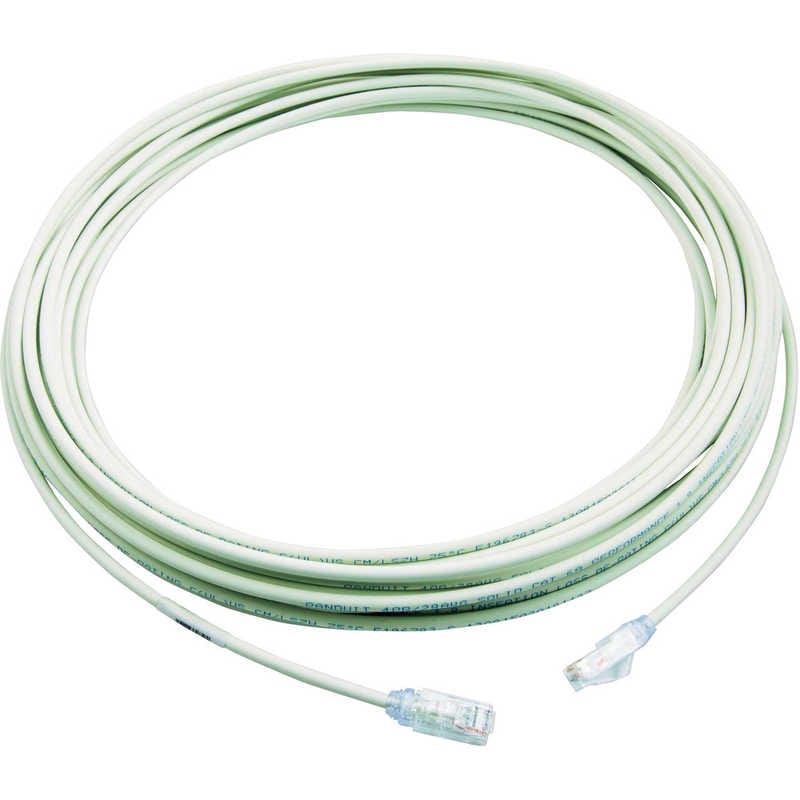 パンドウイット　カテゴリ6A細径パッチコード 15m オフホワイト　UTP28X15M