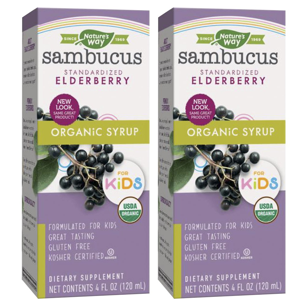 （TF014）ネイチャーズウェイサンブコススタンドダイズドエルダーベリーシロップ幼児ビタミン/韓国配送/子供ビタミン/キッズビタミン