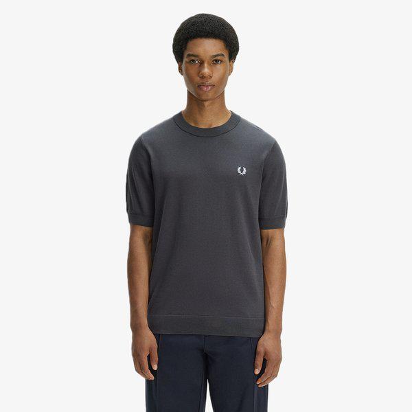 [シャープ] コットンニットTシャツ - アンカーグレー AFPM2612322-297
