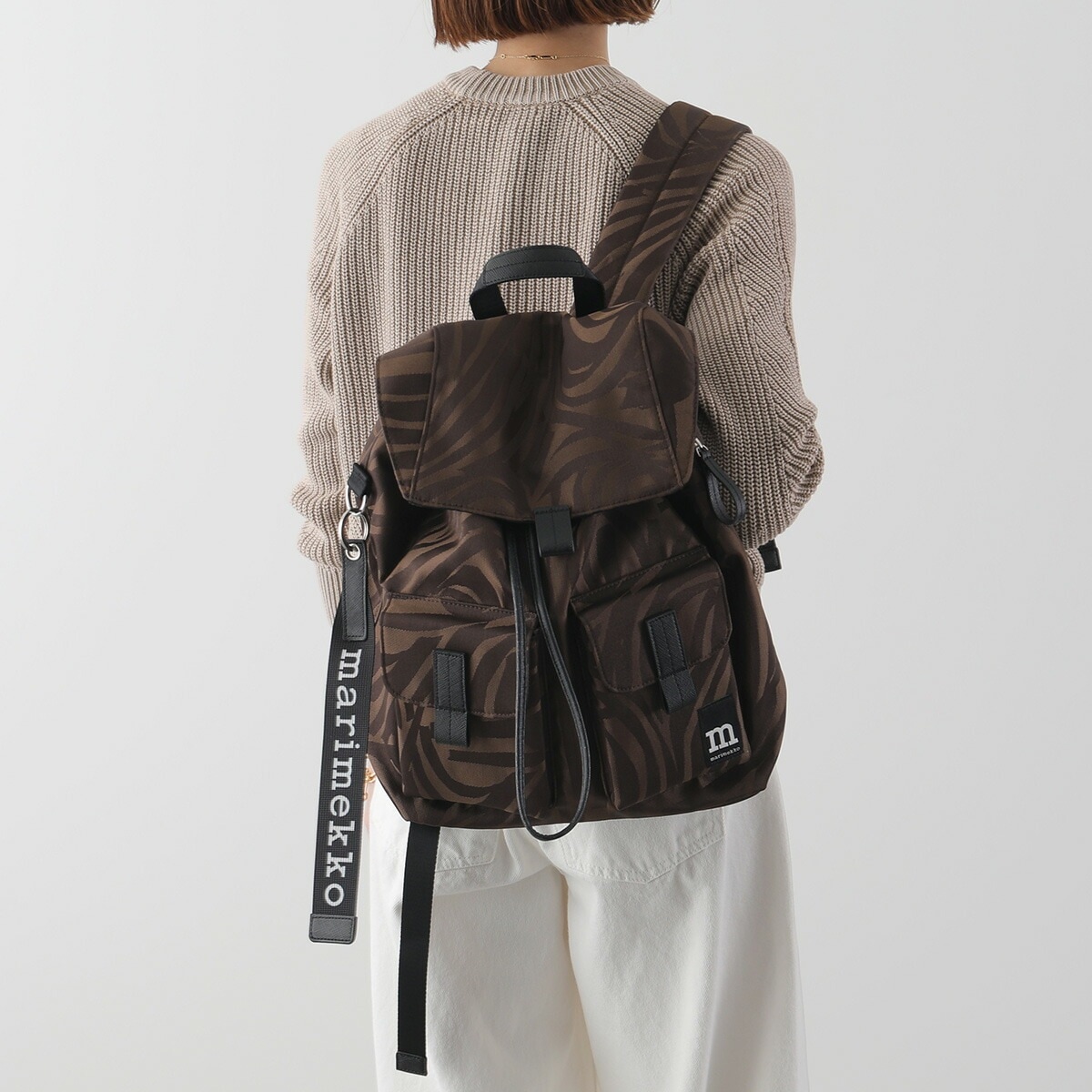 marimekko マリメッコ バックパック Everything Backpack Jokuraita L ヨクライタ 094604 レディース リュック 鞄 880